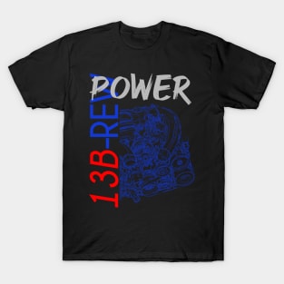 13B-REW RX7 Engine T-Shirt